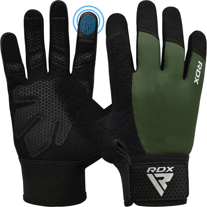 RDX Fitness Handschuhe Vollfinger Damen Herren, Gewichtheben Touchscreen Trainingshandschuhe, Bodybu