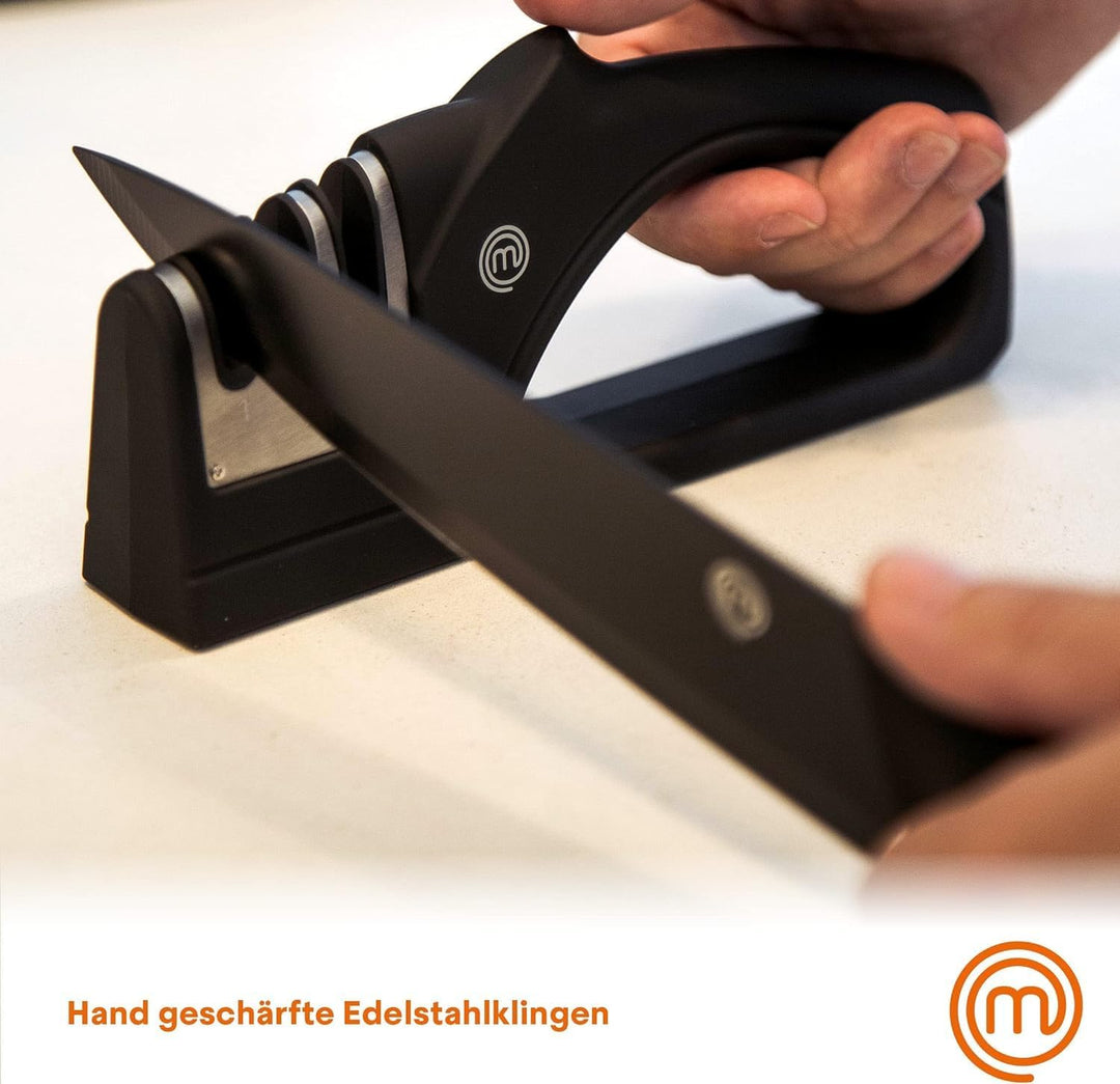 MasterChef Messerset, Küchenmesser Set ink. Kochmesser, Gemüsemesser, Schälmesser, Schneidemesser &