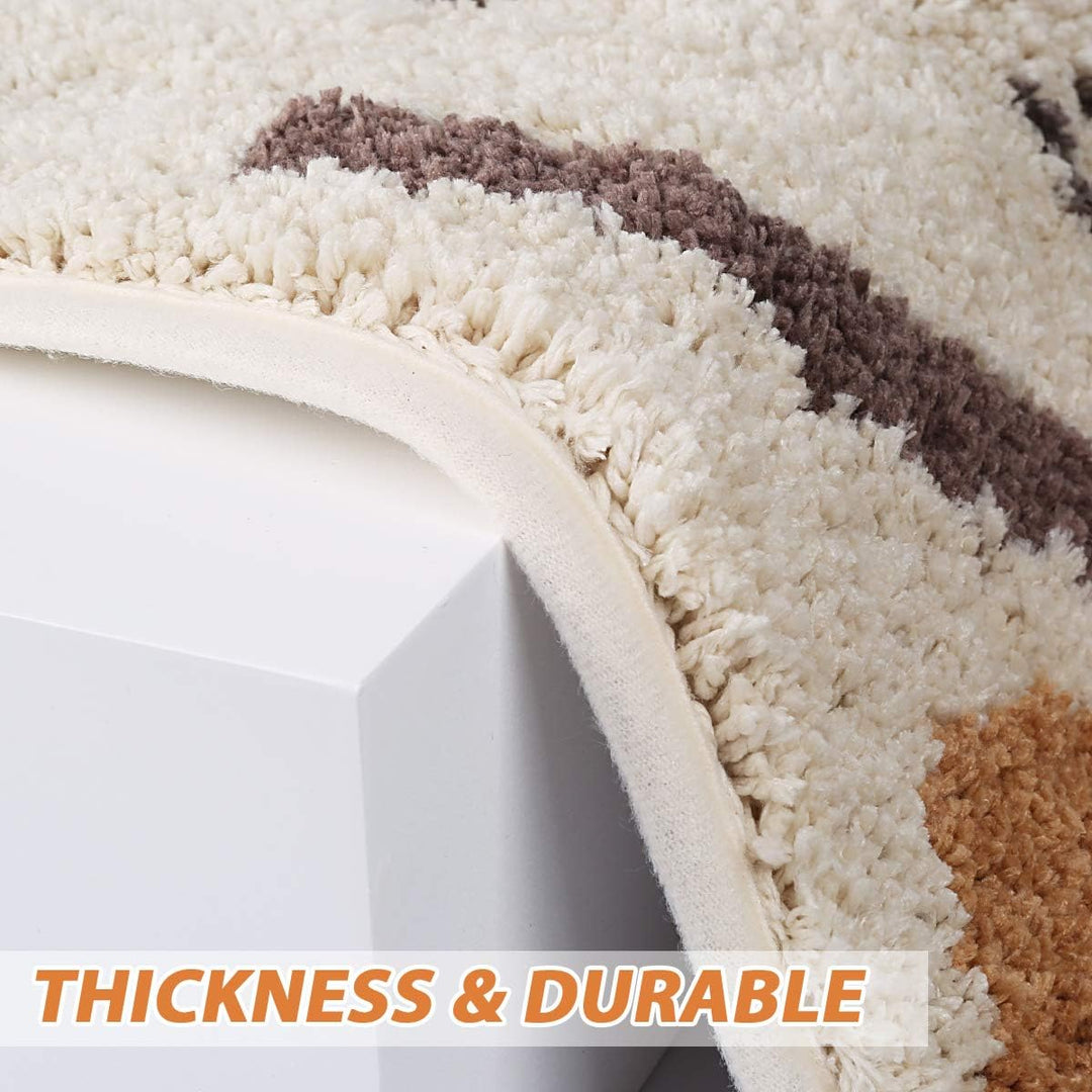 Ankah Dusche, Badewanne, Badematte, Badezimmerteppich, rutschfest, saugfähig, bezauberndes Design, K