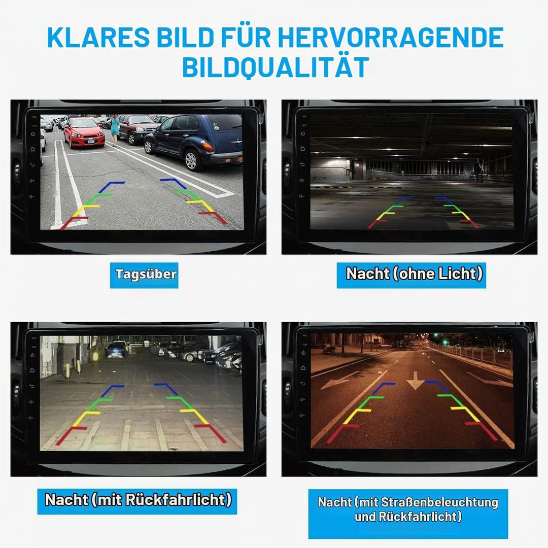 PARKVISION Rückfahrkamera mit 180° Super Weitwinkel Auto Kamera Rückfahrkamera DC 12-24V Breite Span