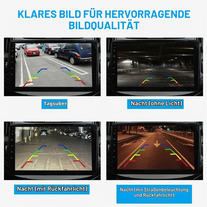 PARKVISION Rückfahrkamera mit 180° Super Weitwinkel Auto Kamera Rückfahrkamera DC 12-24V Breite Span