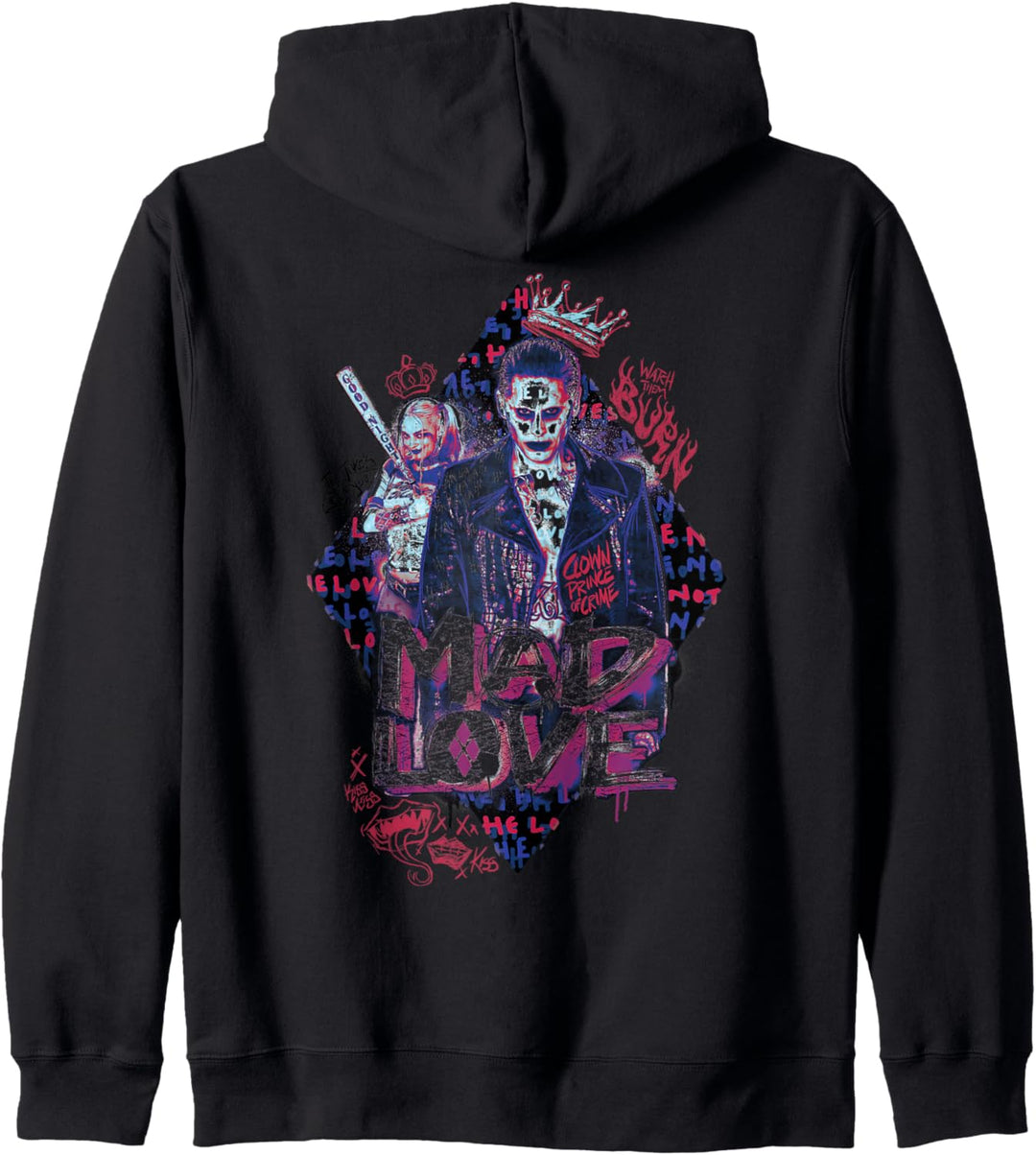 DC Suicide Squad Joker Harley Quinn Verrückte Liebe Kapuzenjacke