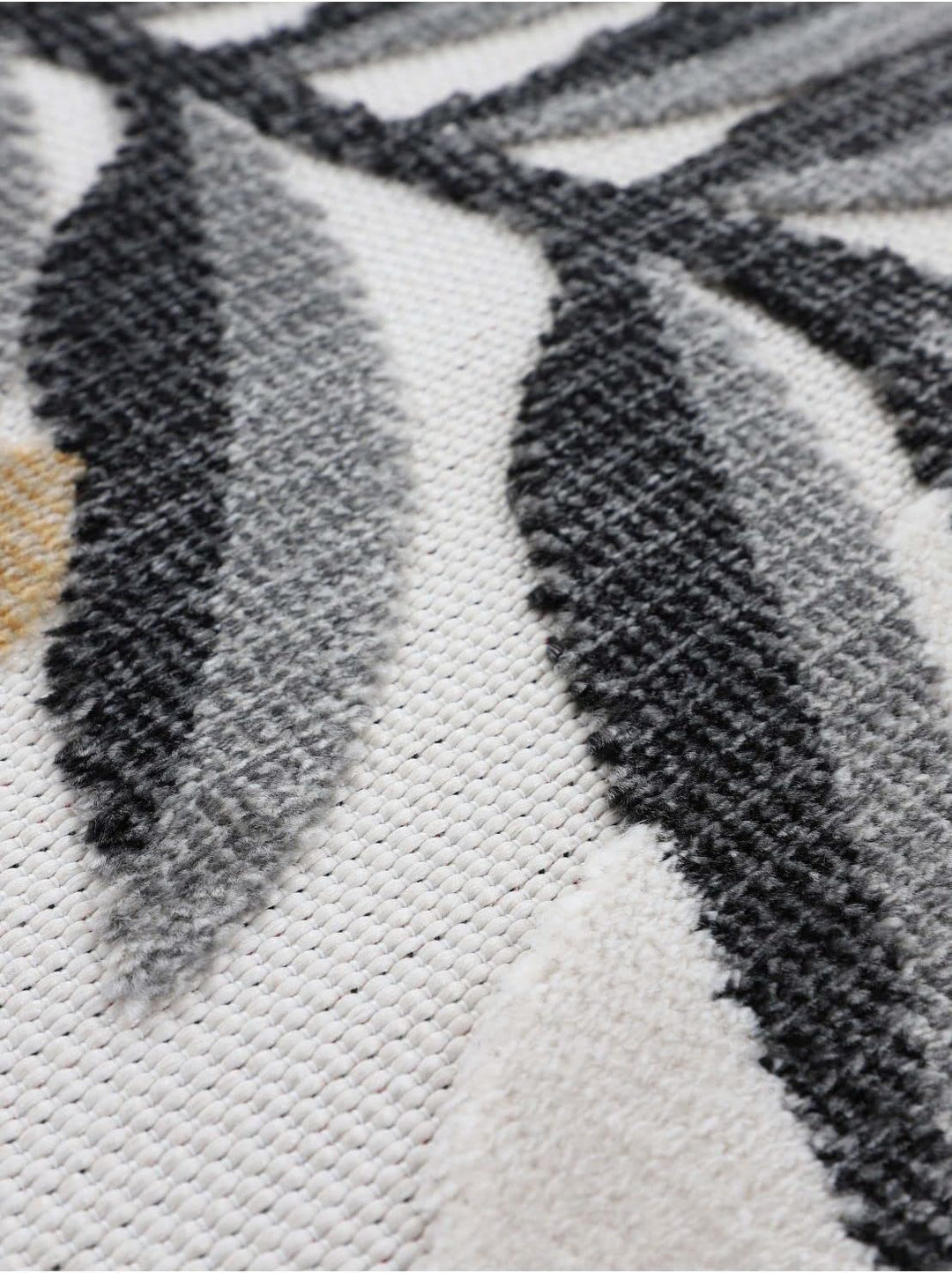 carpetfine In- und Outdoor Teppich Deja Rund Creme Ø 120 cm | Moderner Teppich Wetterfest für Balkon
