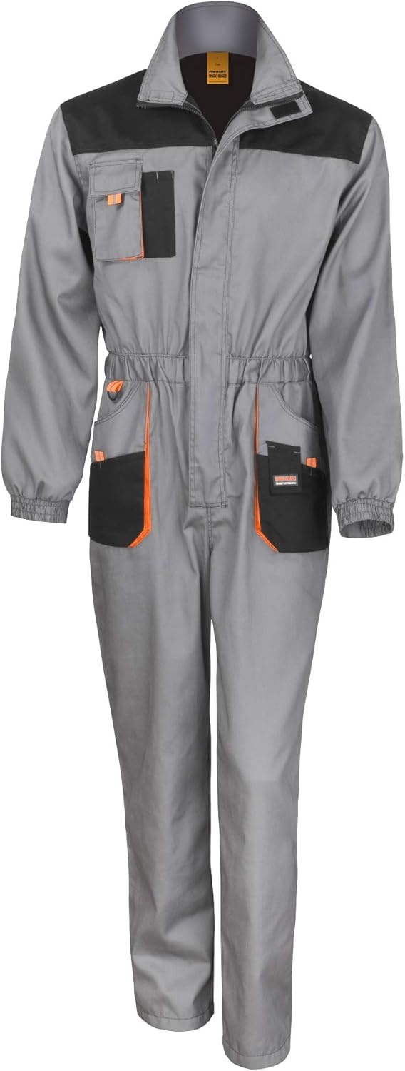 Result Unisex R321x Work-Guard Lite Overall. (1er Pack) XS Mehrfarbig (Royal/Navy/Orange), XS Mehrfa