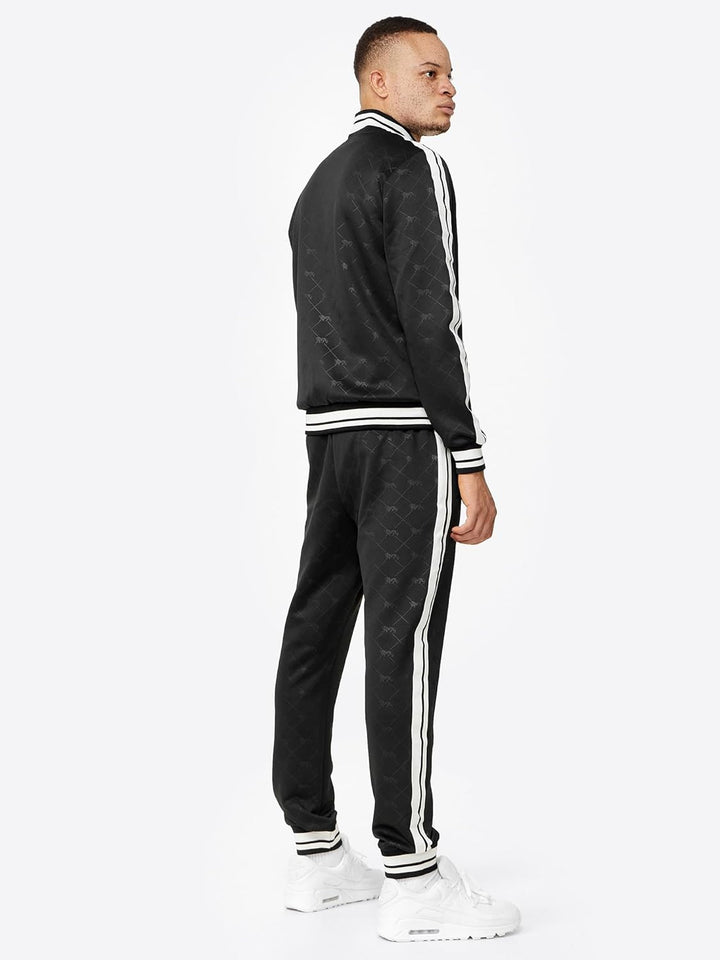 Lonsdale Herren Ashwell Trainingsanzug, Black/White