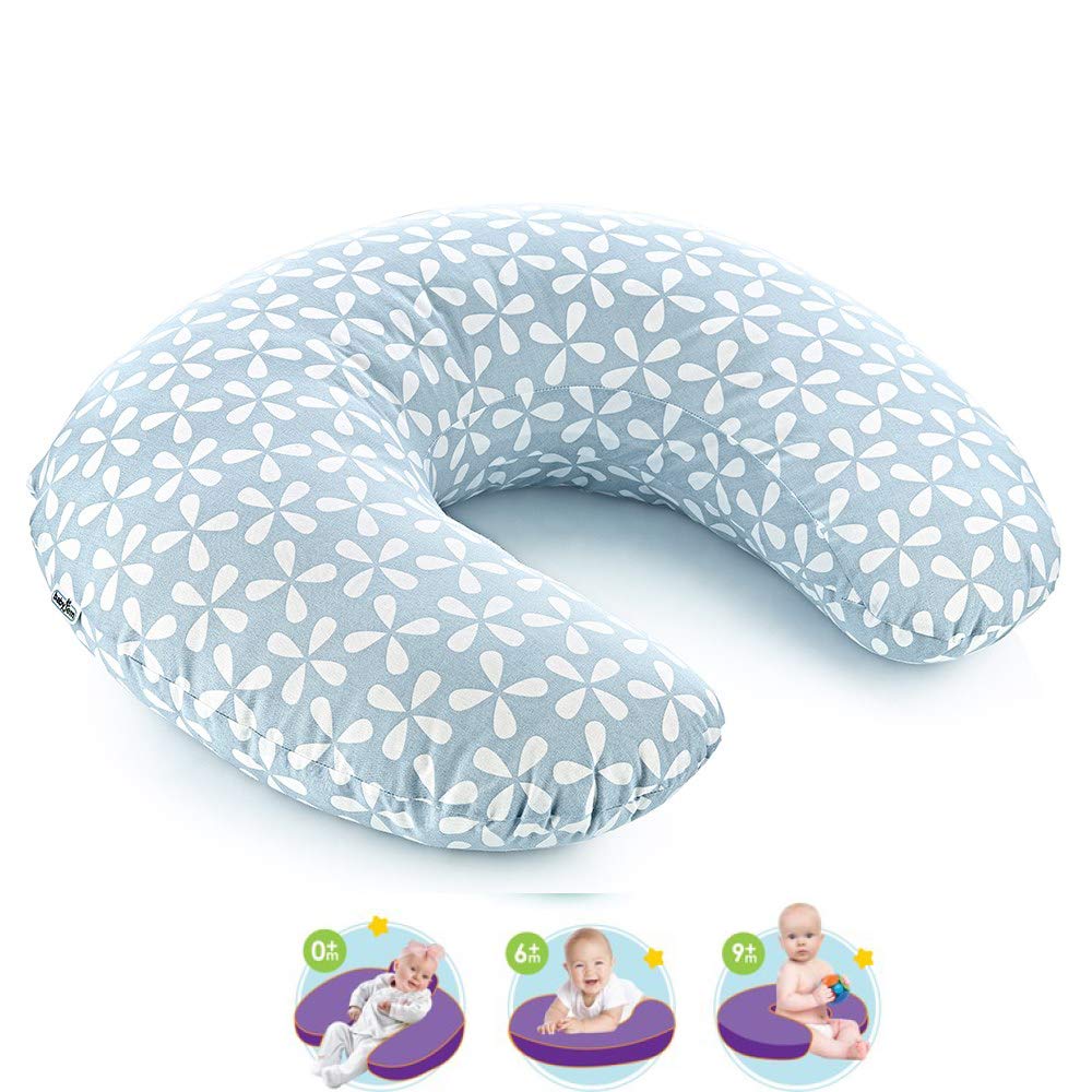 BabyJem 1110822 Pflege Stütz und Stillkisse, grau, 1 stück