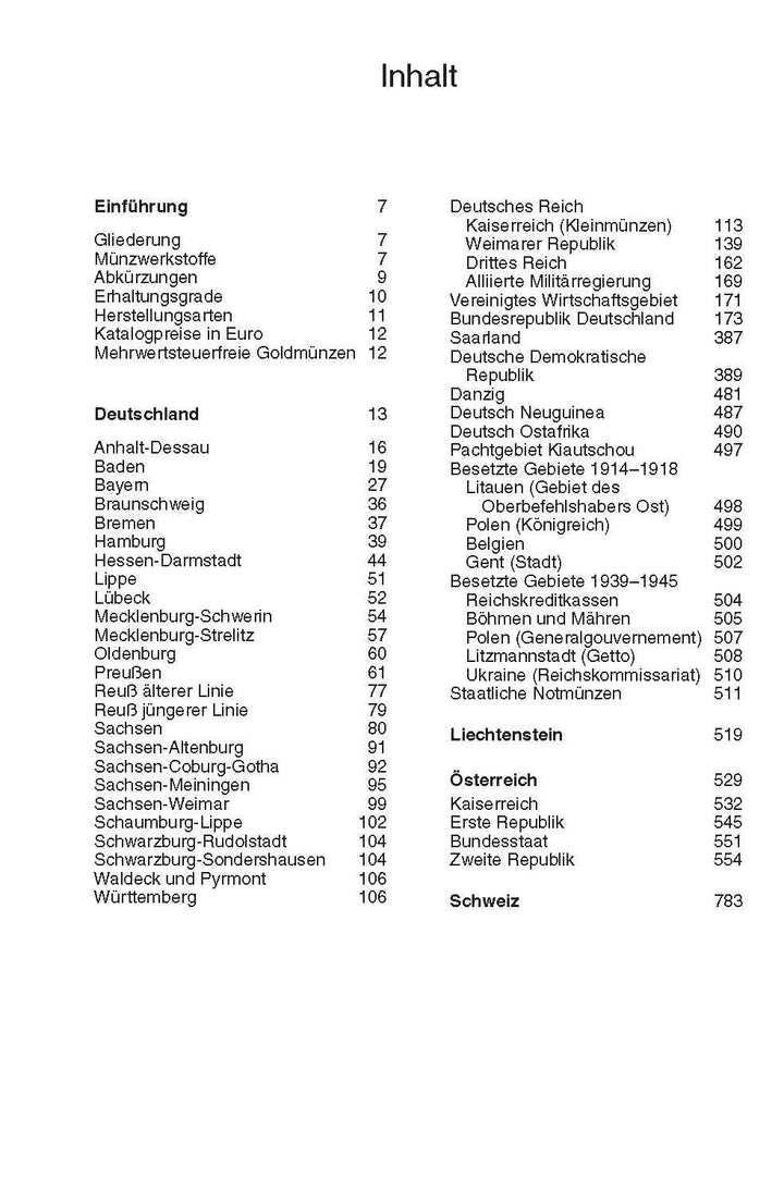 Kleiner deutscher Münzkatalog von 1871 bis heute, Taschenbuch
