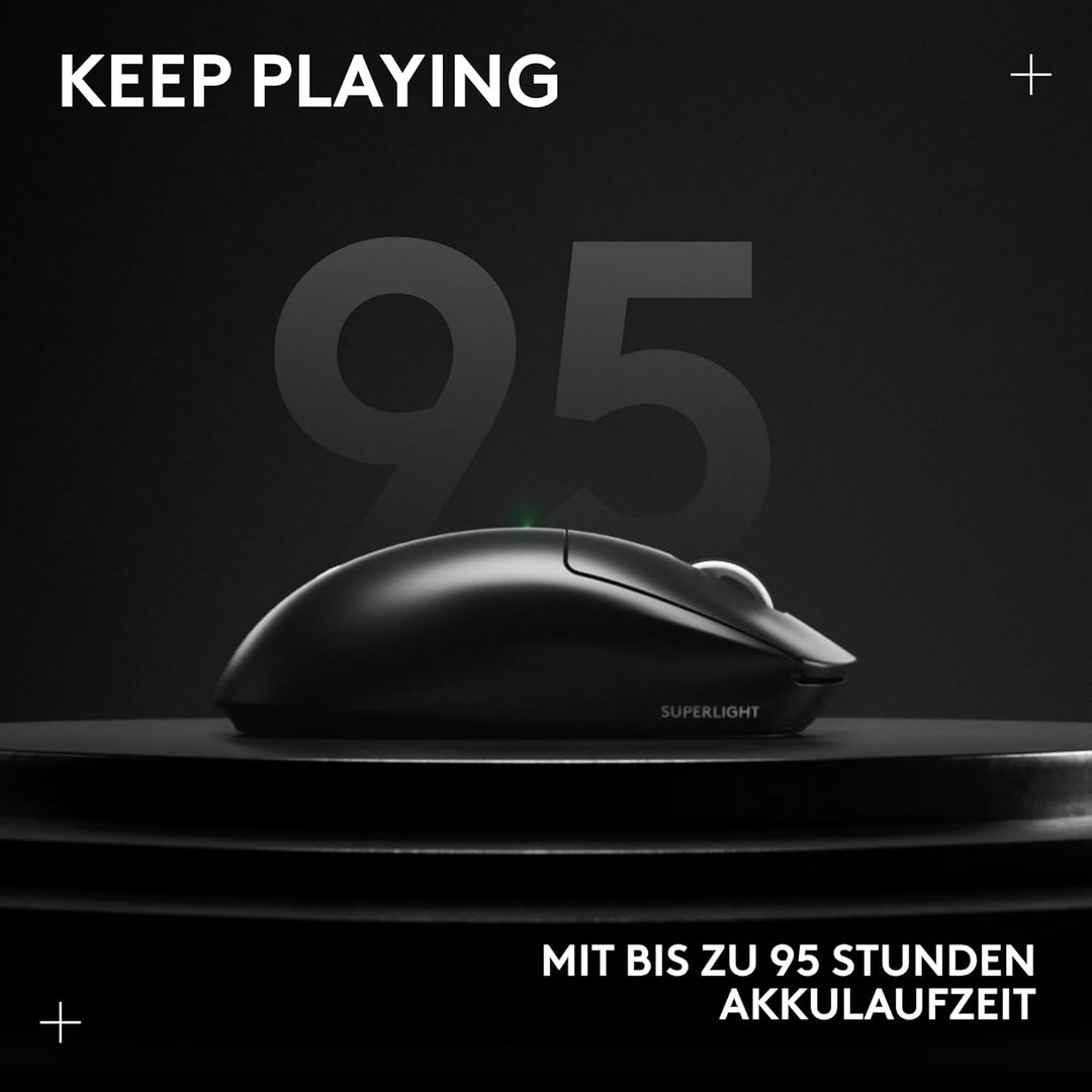 Logitech G PRO X SUPERLIGHT 2 kabellose Gaming-Maus, 60 g Pro-Grade-Maus mit 5 programmierbaren Tast
