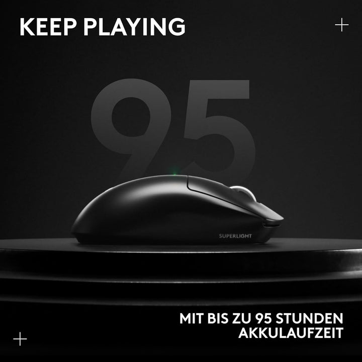 Logitech G PRO X SUPERLIGHT 2 kabellose Gaming-Maus, 60 g Pro-Grade-Maus mit 5 programmierbaren Tast