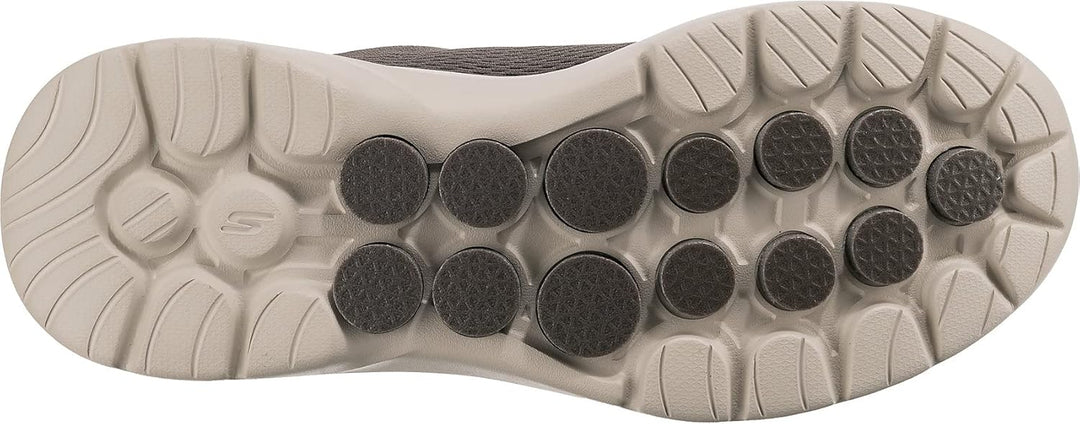 Skechers Herren Sneakers 41 EU Taupe Textile Synthetic, 41 EU Taupe Textile Synthetic