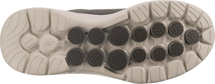Skechers Herren Sneakers 41 EU Taupe Textile Synthetic, 41 EU Taupe Textile Synthetic