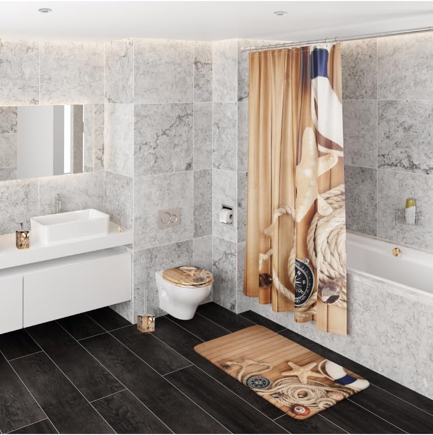Sanilo WC Sitz mit Absenkautomatik & Schnellverschluss, Toilettendeckel per Knopfdruck abnehmbar, ei