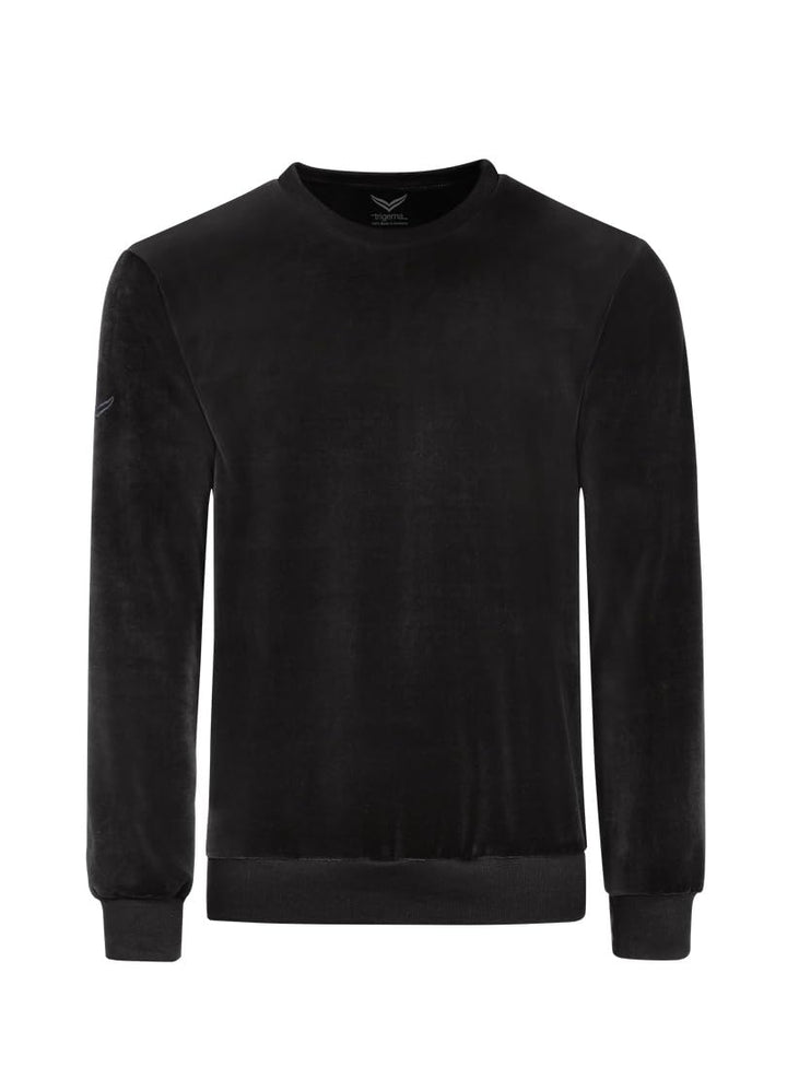 Trigema Herren Nicki-Shirt XL Schwarz, XL Schwarz