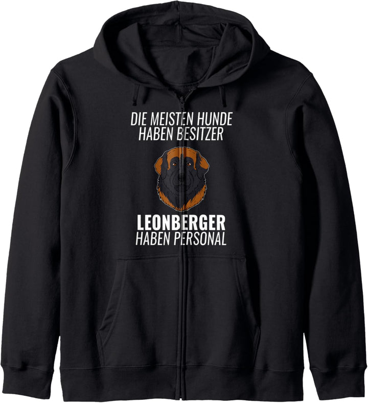 Lustiges Leonberger Personal Hundehalter Geschenk Hund Kapuzenjacke