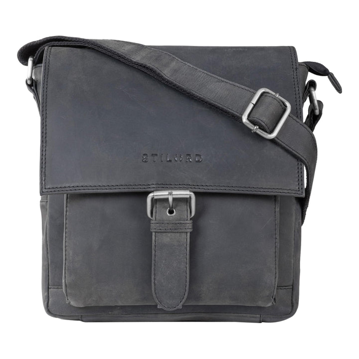 STILORD 'Nevio' Herrentasche Leder Umhängetasche kleine Messenger Bag elegante Handtasche im Vintage