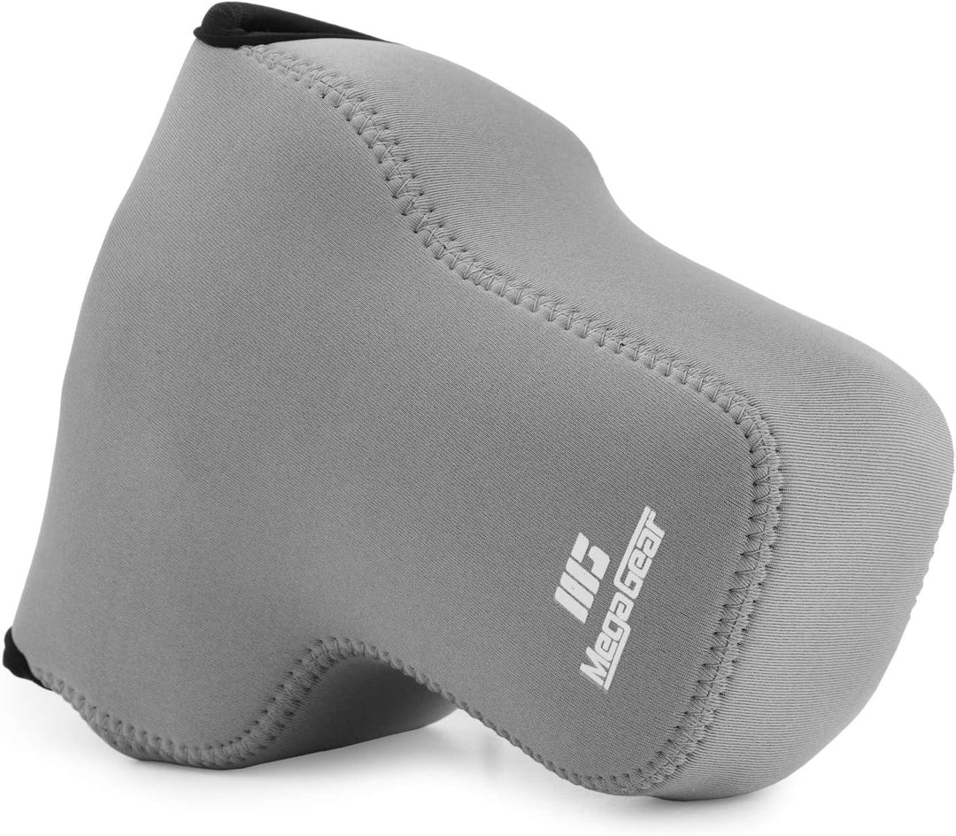 MegaGear MG1918 Ultraleichte Neopren-Kameratasche, kompatibel mit Fujifilm X-T4 (XF16-80 mm), Grau,