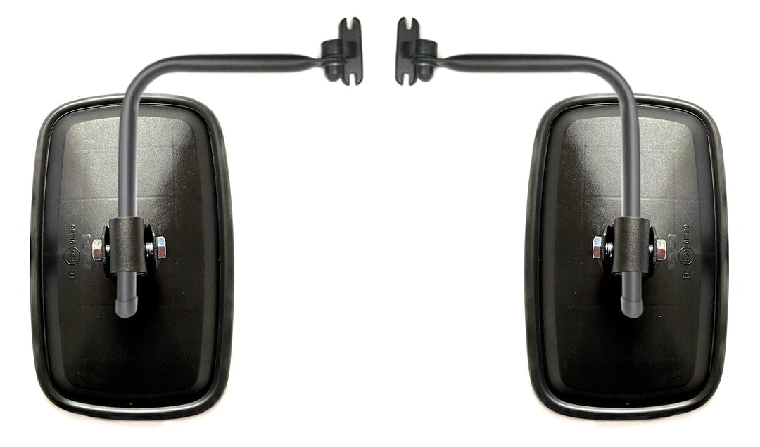 2x Aussenspiegel Rückspiegel 232x145 mm ø15 ø18 Bagger Traktor E20 mit Spiegelhalter