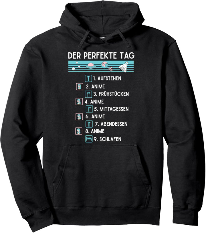 Japanischer Otaku Japan Manga Kawaii Der perfekte Tag Anime Pullover Hoodie