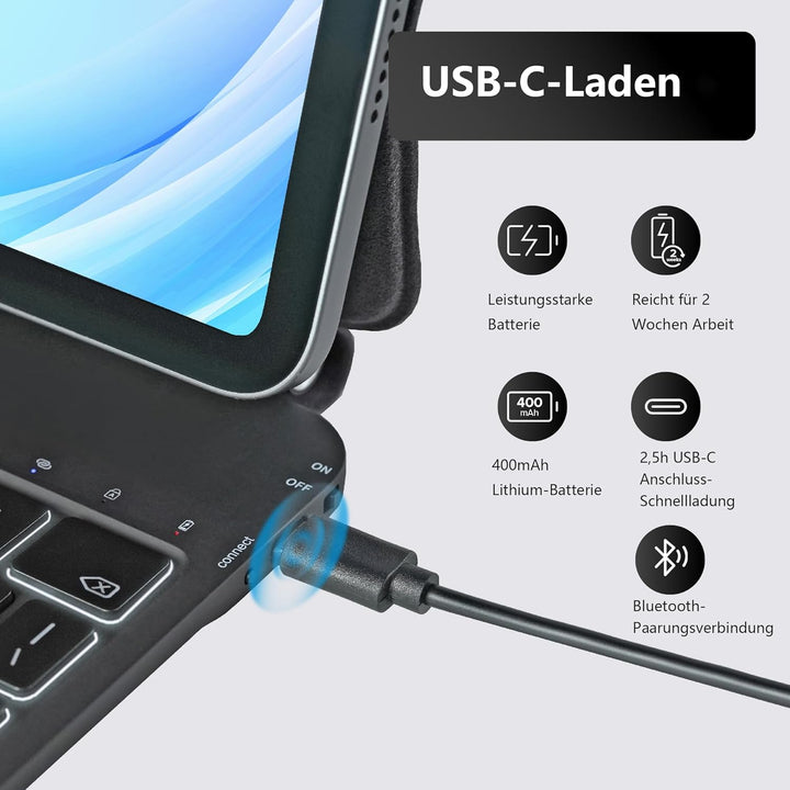 Tastaturhülle für iPad Air 13&