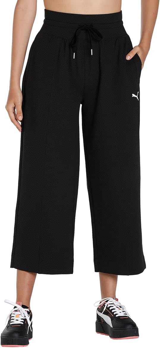 PUMA HER Damen Straight Leg Hose S Puma Black, S Puma Black