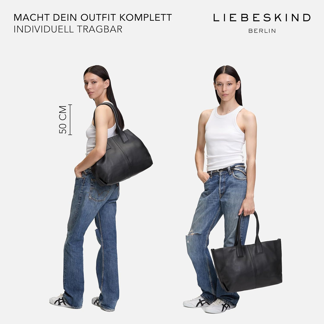 Liebeskind Damen Puffy Chelsea Shopper M Champagne, Champagne