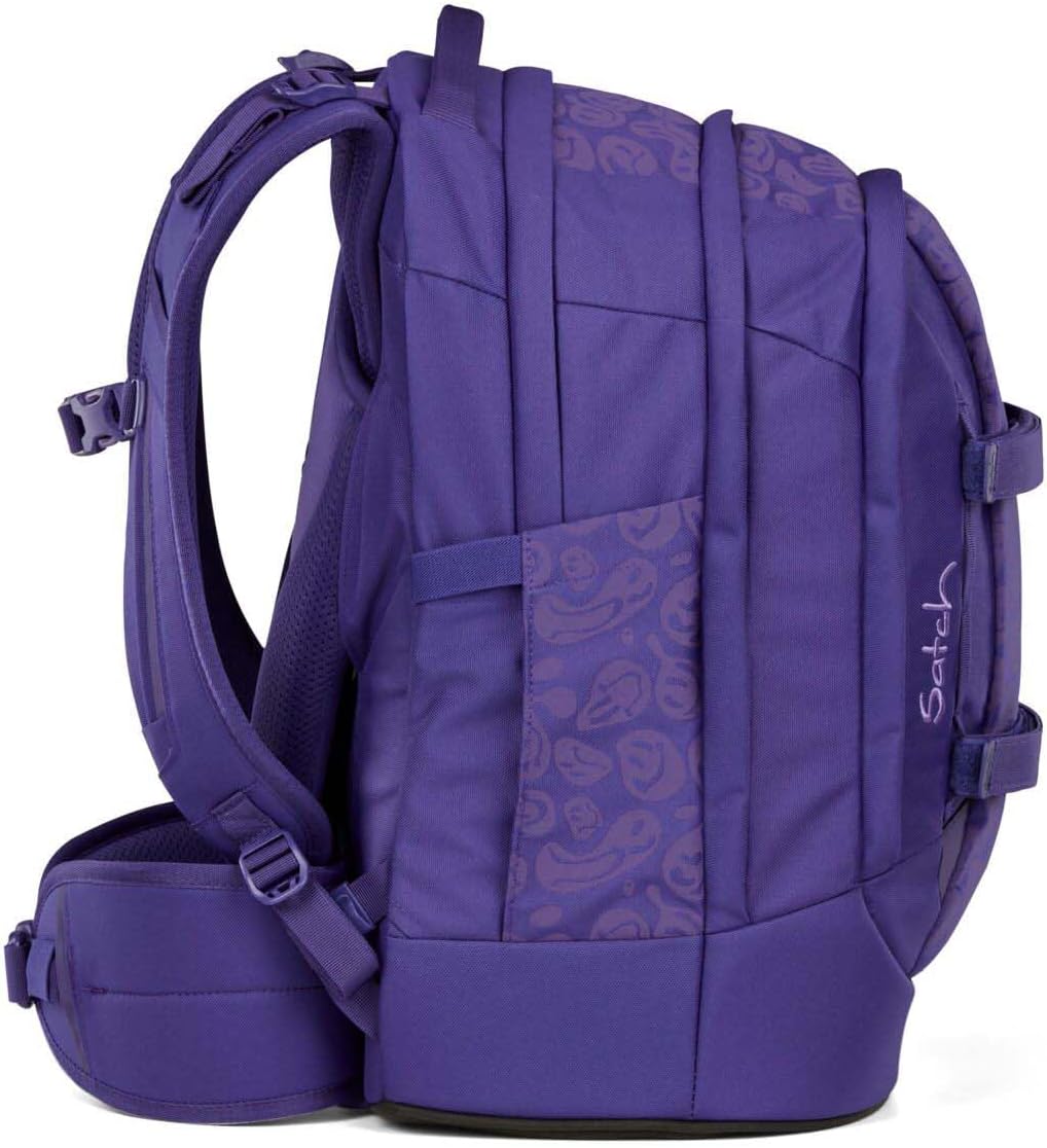 Satch Pack Schulrucksack Set 2tlg. inkl. Pencil Slider (Bright Faces), Bright Faces