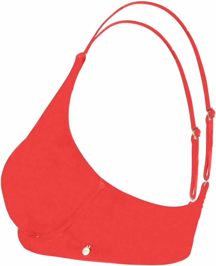 Tamaris Damen ANAPA AOP Bikini Top 36 / A Deep Sea Coral, 36 / A Deep Sea Coral
