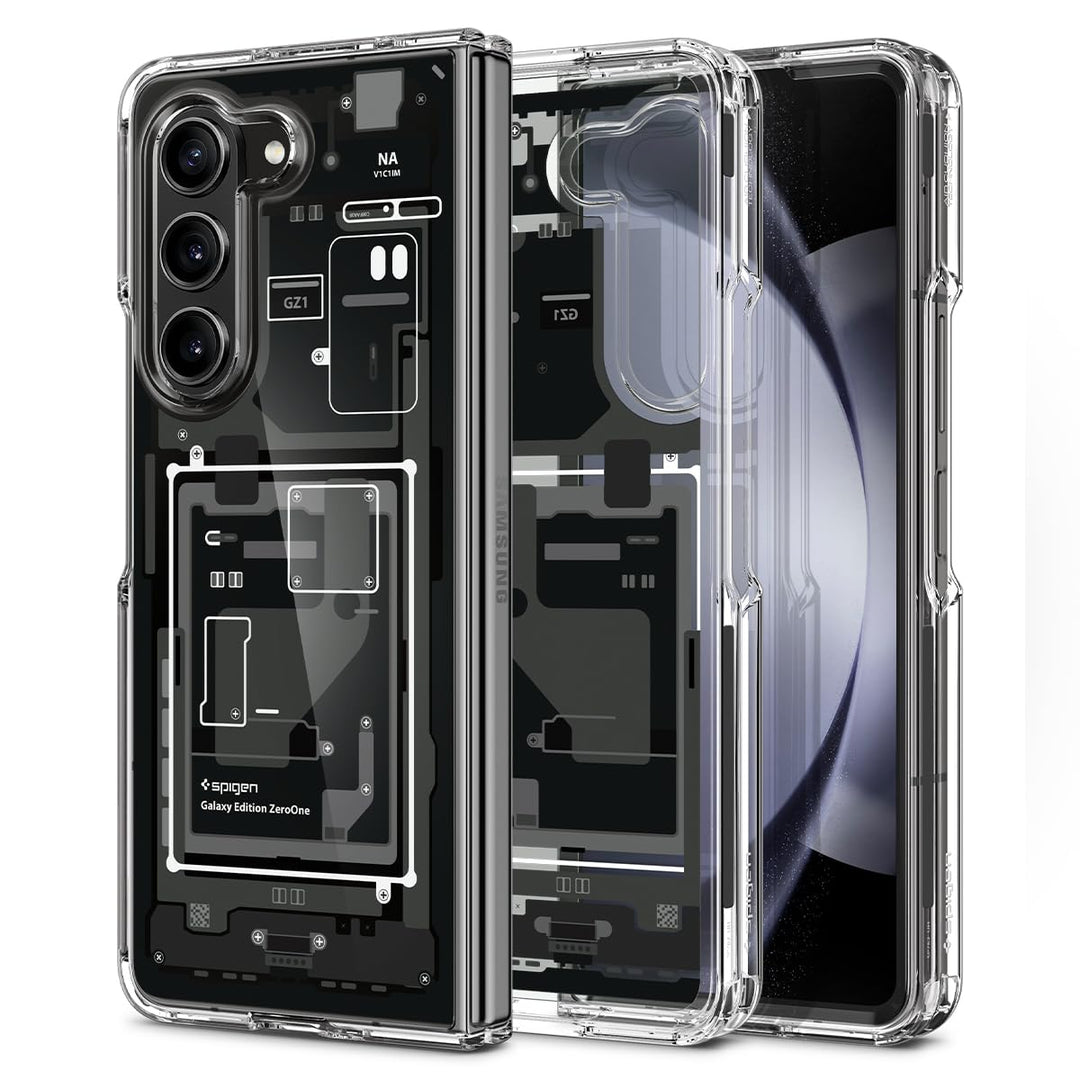 Spigen Ultra Hybrid Hülle Kompatibel mit Samsung Galaxy Z Fold 5 -ZeroOne, ZeroOne
