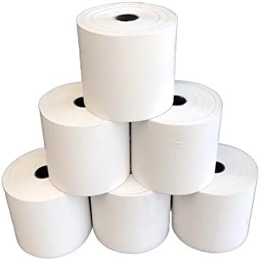 50 Thermorollen 80mm breit - 80m lang - Thermo Bonrollen 80x80x12 - Kassenrollen 80/80/12 weiss - HK