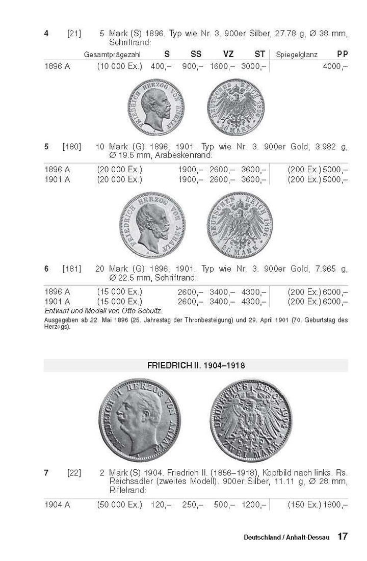 Kleiner deutscher Münzkatalog von 1871 bis heute, Taschenbuch