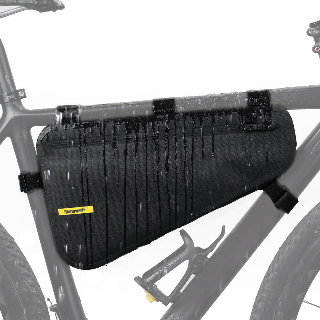 Rhinowalk Fahrrad Rohrtasche Rahmentasche Triangeltasche Wasserdicht Dreieck Fahrradtasche für Mount