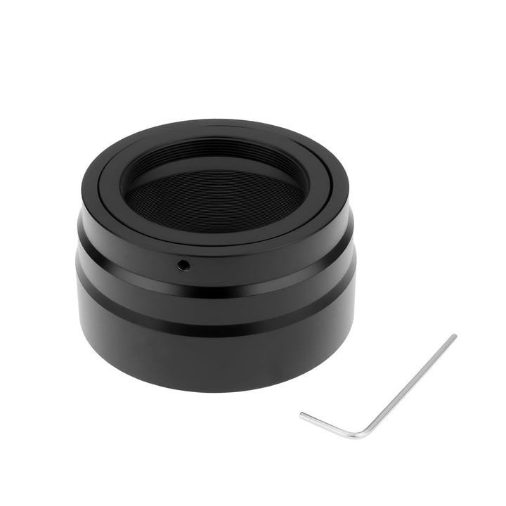 T2 auf EOS RF Mount Objektivadapter kompatibel mit Canon EOS R spiegellose Kamera Legierung Schraubm