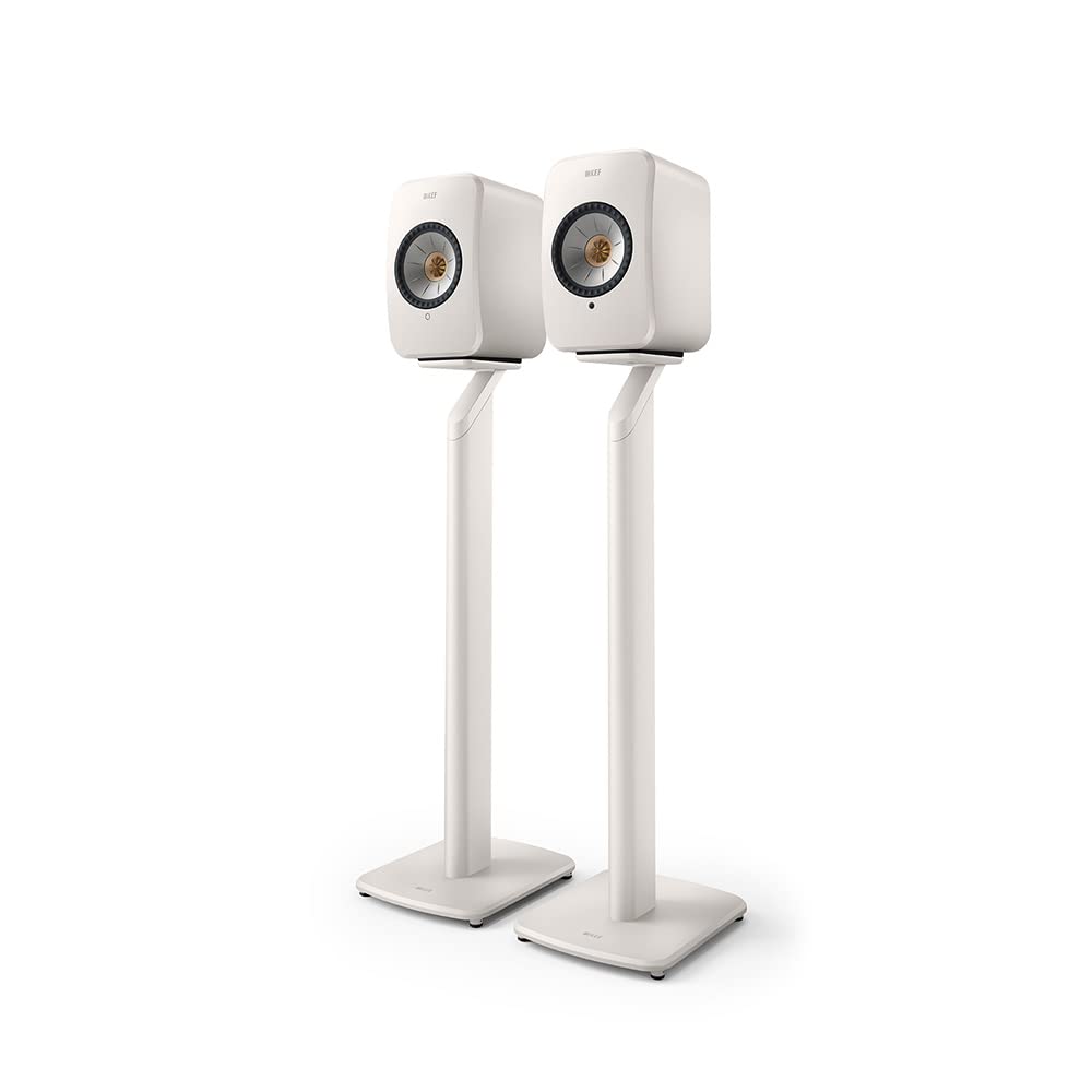 KEF S1 Standfuss für LSX- und LSX II-Aktivlautsprecher (Paar), Mineralweiss LSX S1 Weiss, LSX S1 Wei