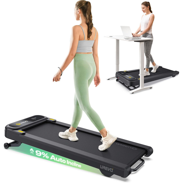 UREVO Smart Walking Pad – Premium Laufband fürs Homeoffice, extra grosse Lauffläche, leiser Motor, A
