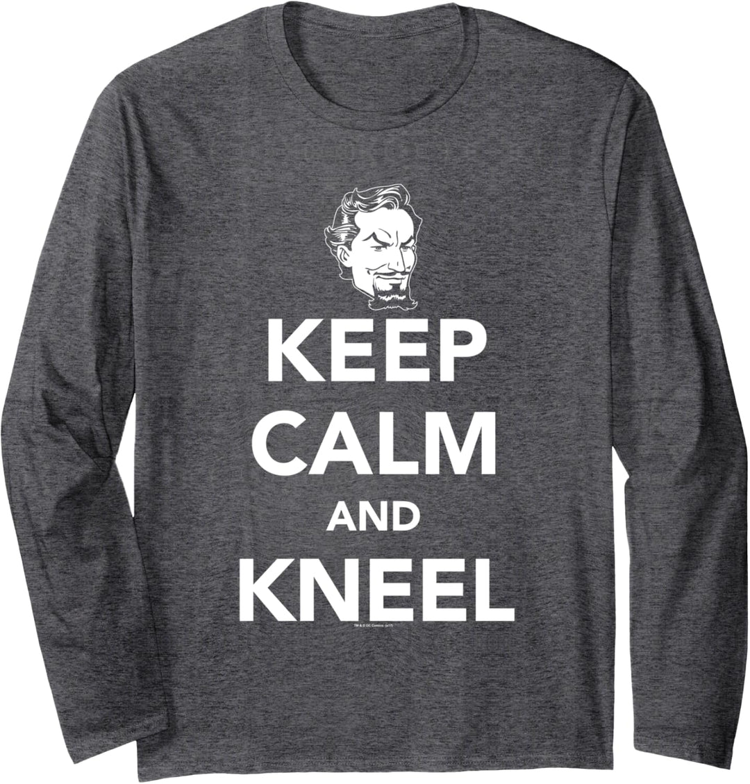 Superman Zod Keep Calm and Kneel Langarmshirt