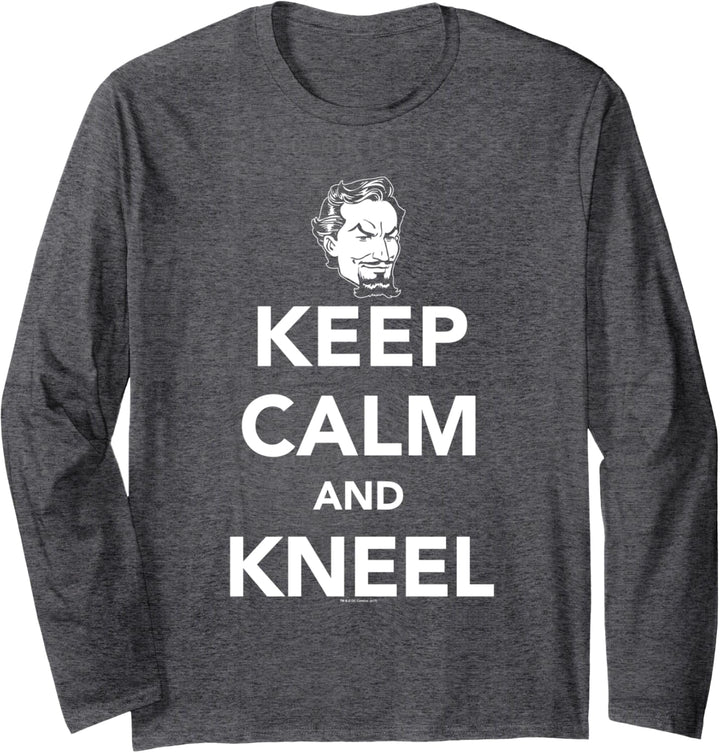 Superman Zod Keep Calm and Kneel Langarmshirt