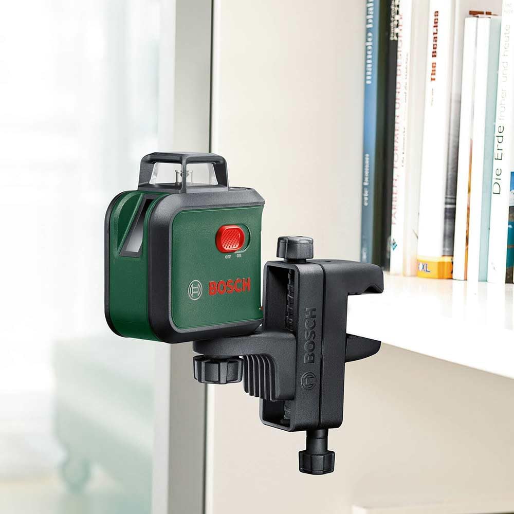 Bosch Universalklemme MM 3 (mit Klemmbereich 3–70 mm und Höhenverstellung bis 60 mm für schnelle und