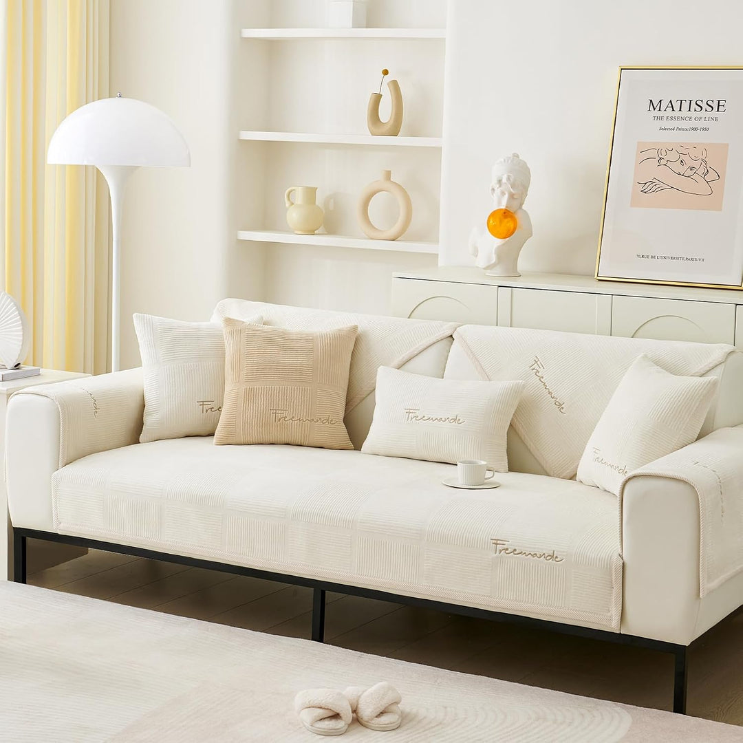 IMSGVIFO Sofa Sitzkissenbezug, Sofa Sitzkissenbezug Stretch, Elastischer Kissenbezüge, Husse Überzug