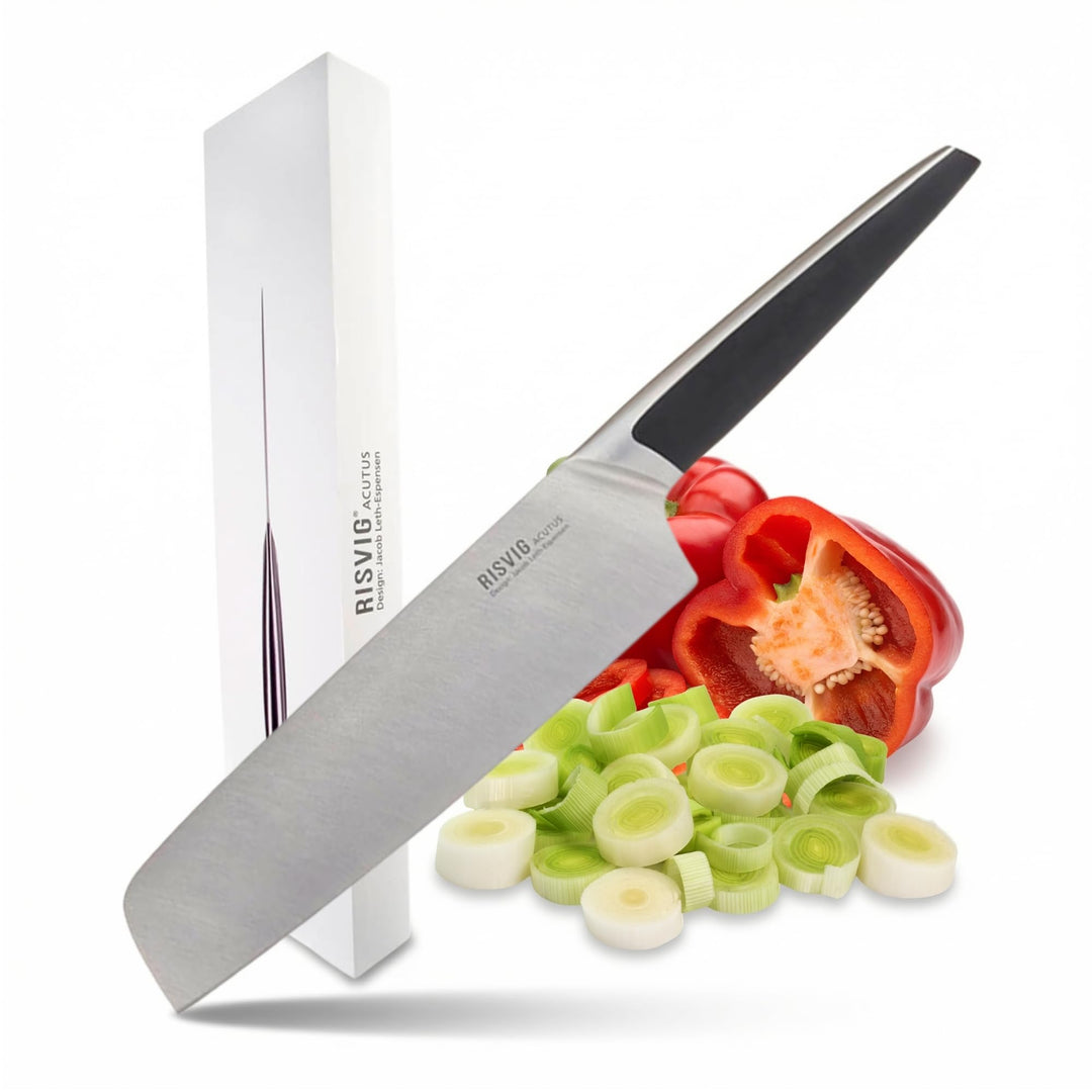 18 cm Gemüsemesser Acutus – Leichtes Küchenmesser für hartes Gemüse und Kohl – Ergonomisches Design