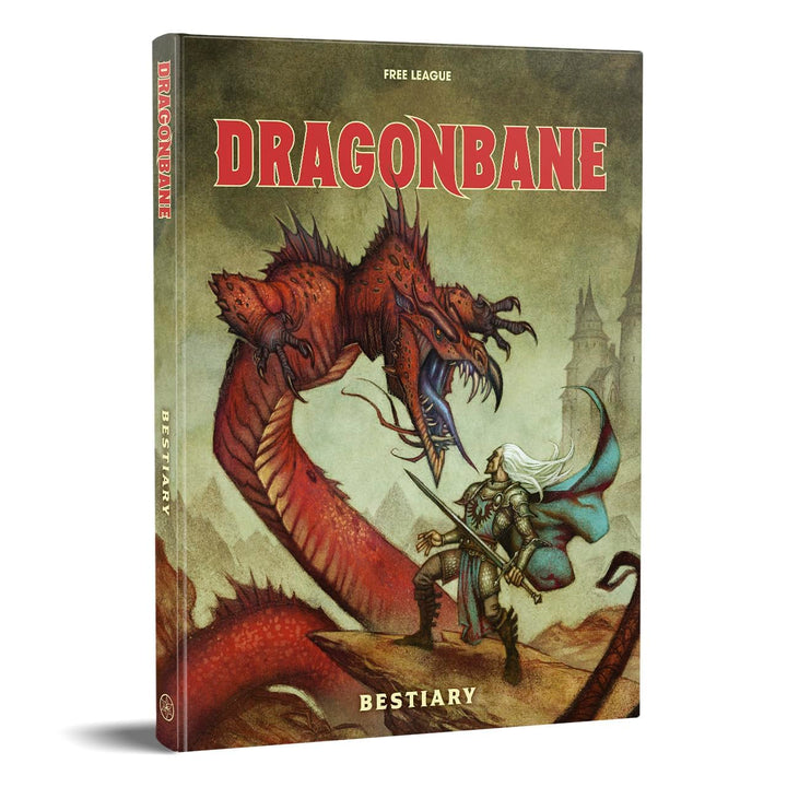 Free League Publishing: Dragonbane: Bestiary - Hardcover RPG Supplement Book, Informationen für 63 F