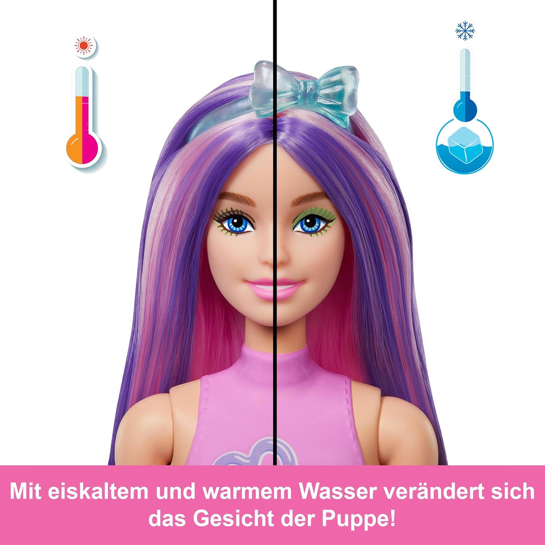 Barbie Color Reveal Puppe und Accessoires, Ballontier-Reihe, 6 Überraschungen einschliesslich Farbwe