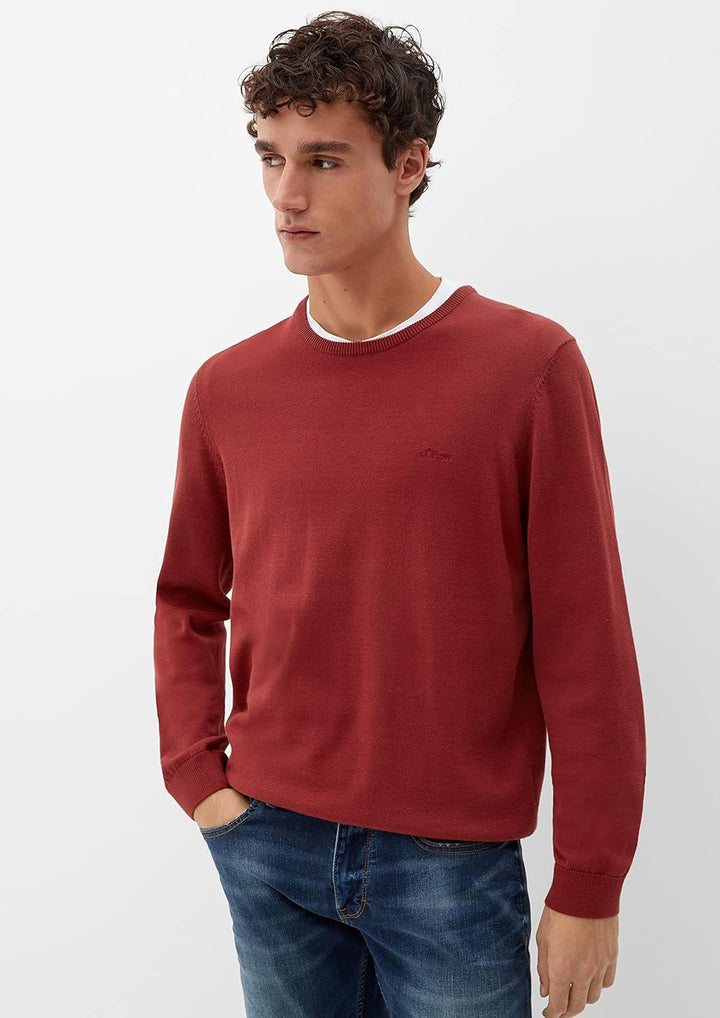 s.Oliver Herren Pullover S 3877 Rot, S 3877 Rot