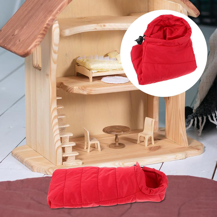 Toddmomy Camping Schlafsack für Puppen Miniaturspielzeug Outdoor-Accessoires Puppenschlafmöbel Mini-