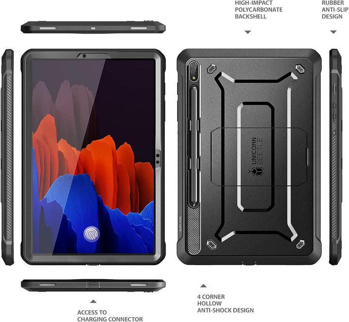 SUPCASE Hülle für Samsung Galaxy Tab S7 Plus / S8 Plus (12.4'') Case 360 Grad Schutzhülle [Unicorn B