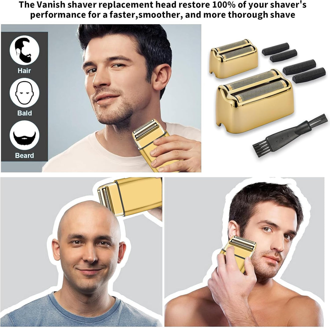 2 Stück Rasierer Ersatzfolienkopf Kompatibel für BaByliss Doppelfolienrasierer, Ersatzfolie Kompatib