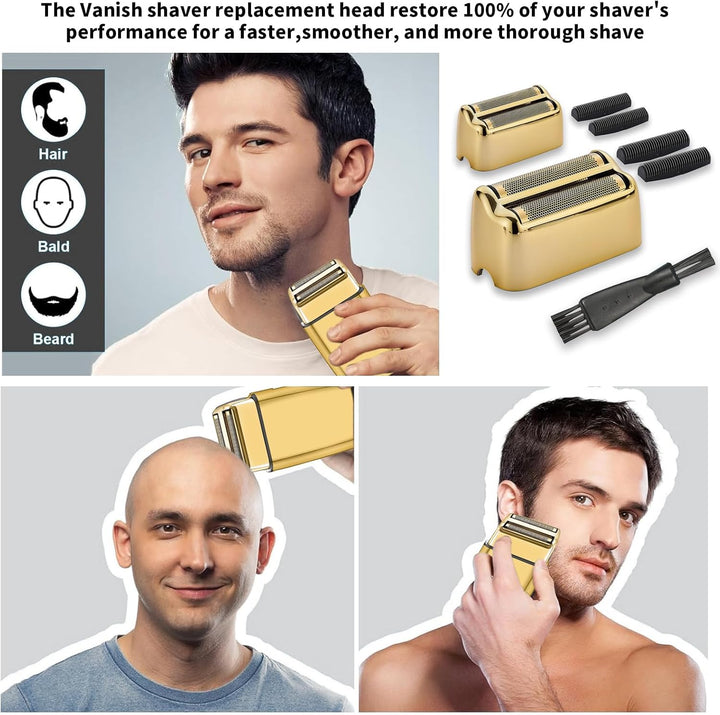 2 Stück Rasierer Ersatzfolienkopf Kompatibel für BaByliss Doppelfolienrasierer, Ersatzfolie Kompatib