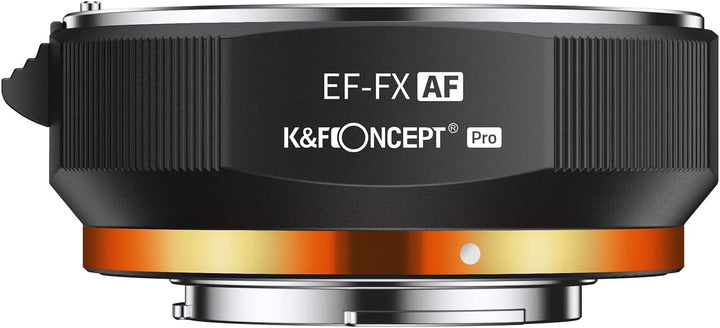 K&F Concept EF/EF-S auf FX elektronischer Objektivadapter, Autofokus Objektivadapterring kompatibel