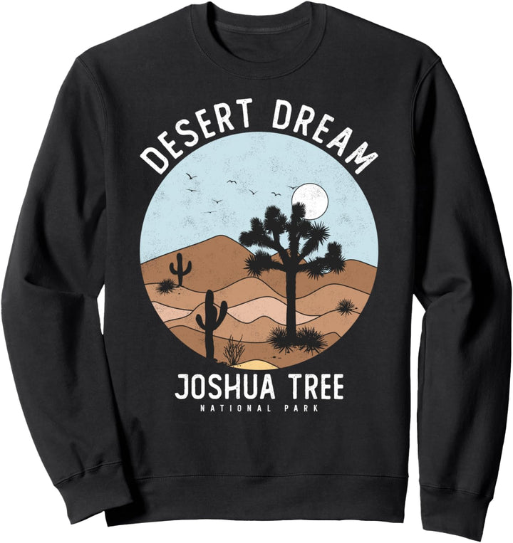 Vintage Retro Style National Park Desert Dream Joshua Tree Sweatshirt