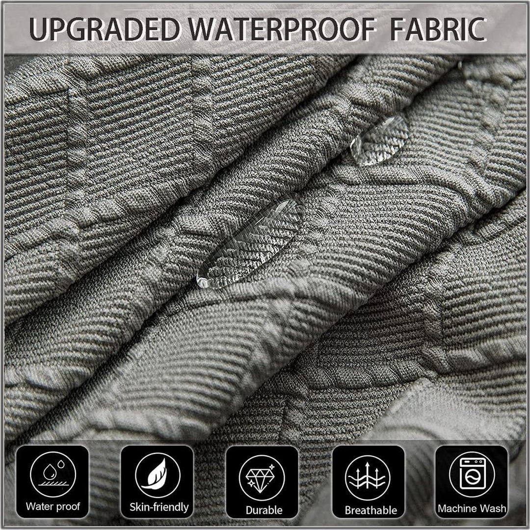 SHENGYIJING 1/2/4/6 PCS Diamond Lattice FStretch wasserdichte XL Stuhlhussen für Esszimmer, Spandex