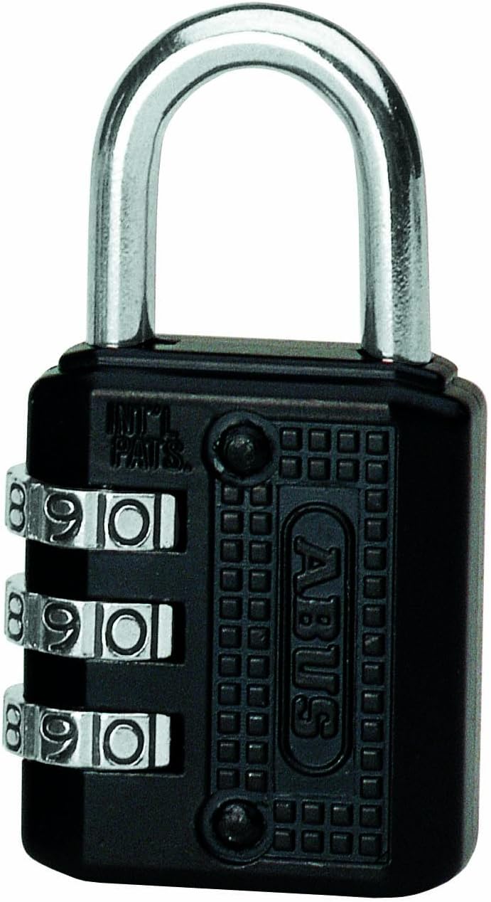 ABUS Zahlenschloss 155/30 - Vorhängeschloss mit Zinkdruckguss-Gehäuse - Kofferschloss / Spindschloss